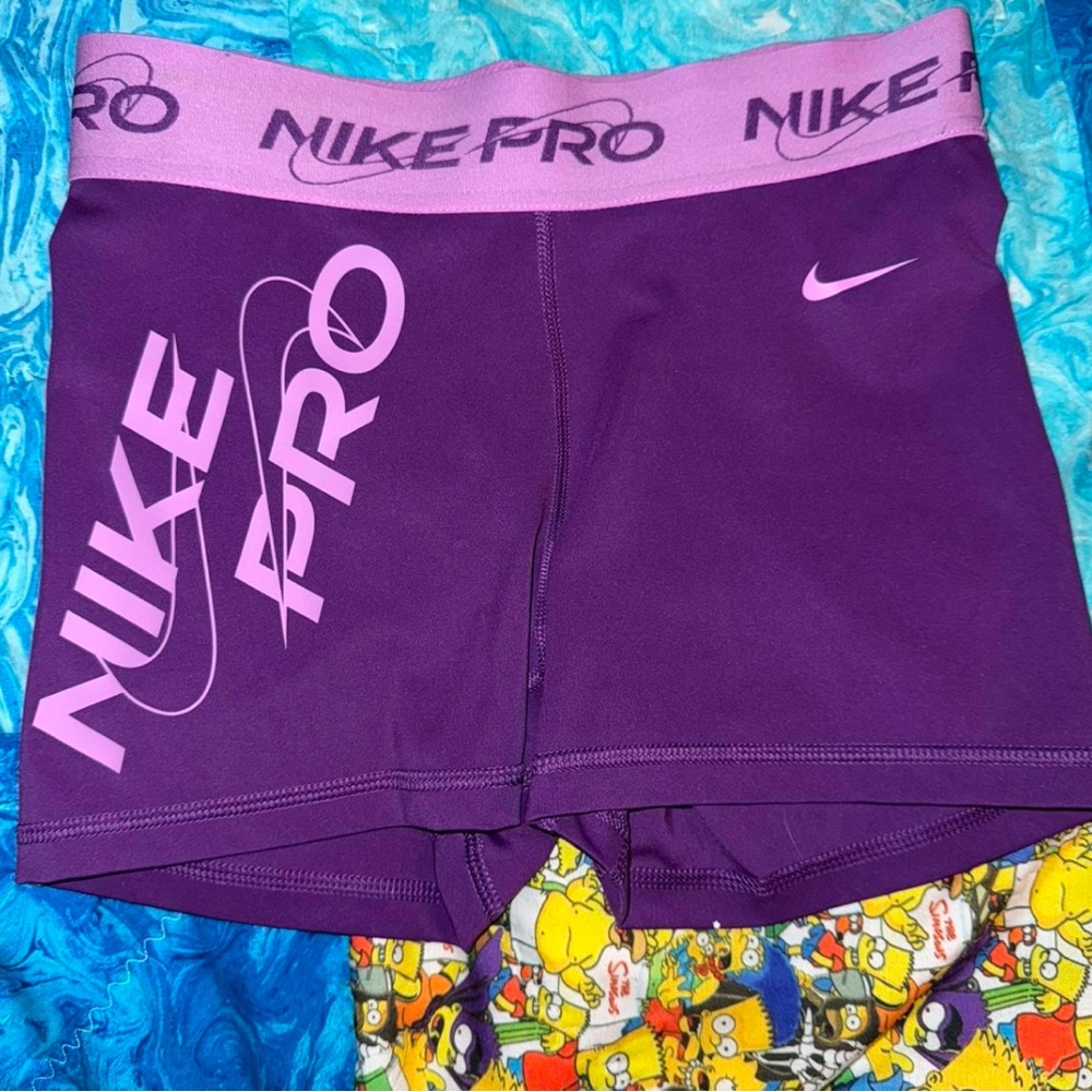 Nike Pro Purple Shorts